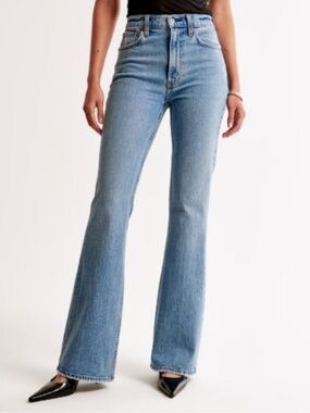 Abercrombie & Fitch The 70s Vintage Flare Ultra High Rise Jeans Size 25